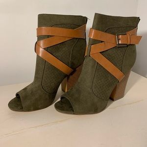 Green Ankle Boots